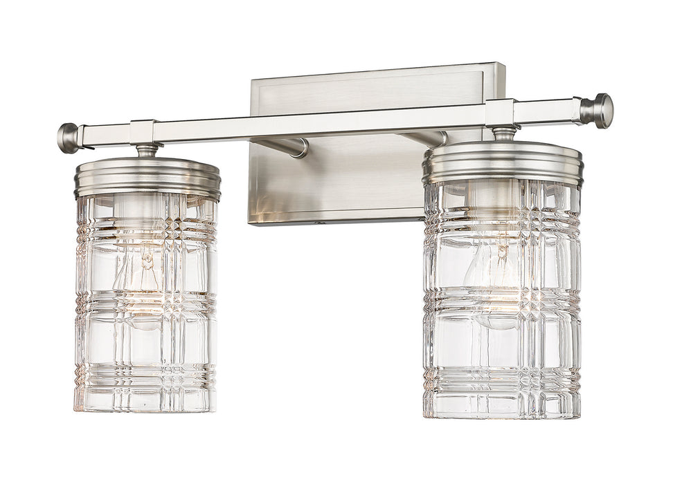 Z-Lite 344-2V-BN Two Light Vanity, Brushed Nickel