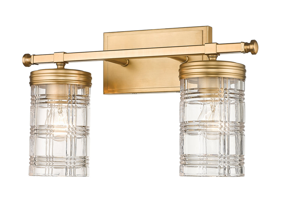 Z-Lite 344-2V-HG Two Light Vanity, Heirloom Gold