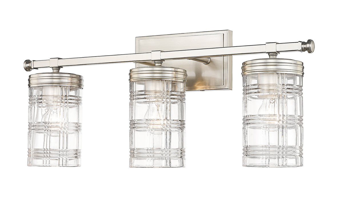 Z-Lite 344-3V-BN Three Light Vanity, Brushed Nickel