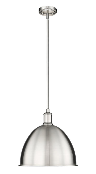 Z-Lite 4500P12-BN One Light Pendant, Brushed Nickel