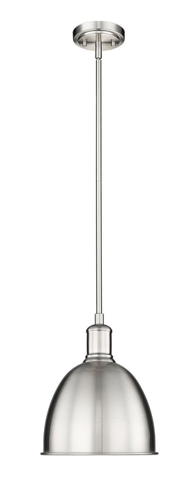Z-Lite 4500P8-BN One Light Pendant, Brushed Nickel