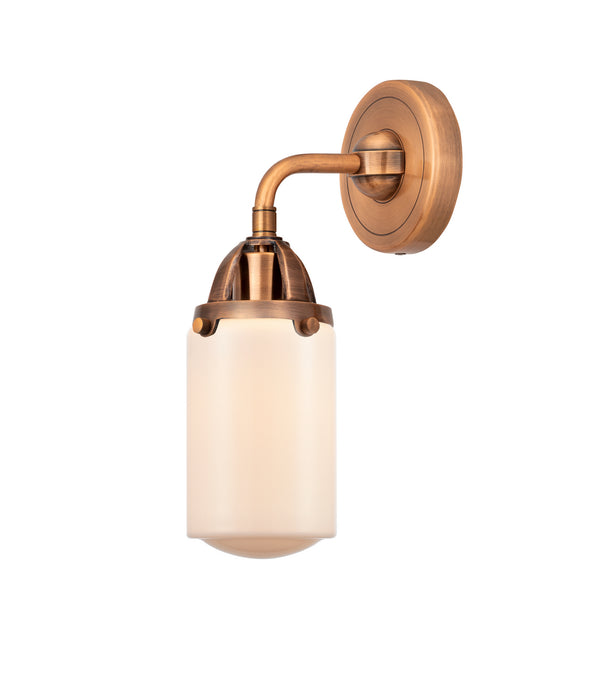 Innovations 288-1W-AC-G311 One Light Wall Sconce, Antique Copper