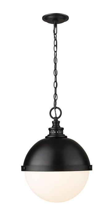 Z-Lite 619P14-MB Two Light Pendant, Matte Black