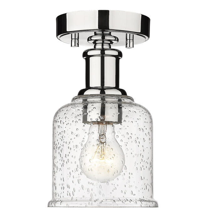 Z-Lite 734F1-CH One Light Flush Mount, Chrome