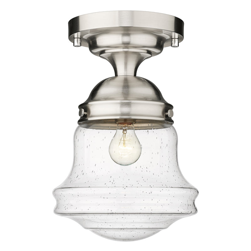 Z-Lite 736F10-BN One Light Flush Mount, Brushed Nickel