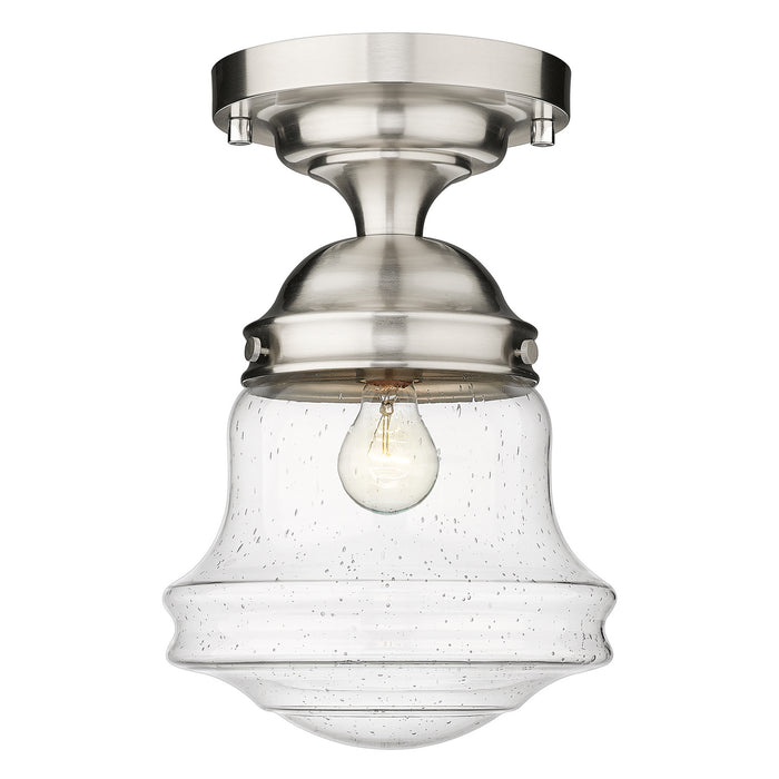 Z-Lite 736F10-BN One Light Flush Mount, Brushed Nickel