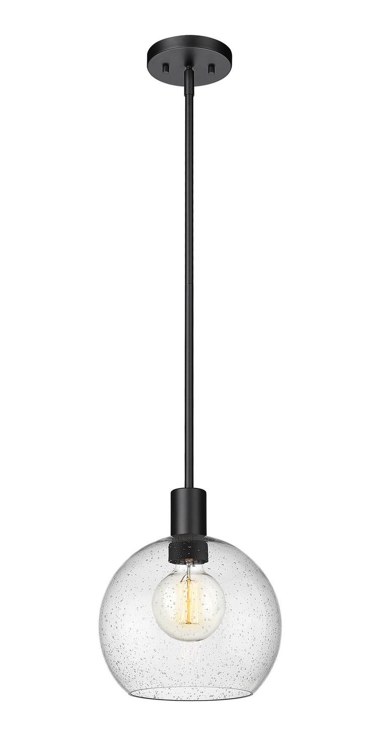 Z-Lite 7501P10-MB One Light Pendant, Matte Black