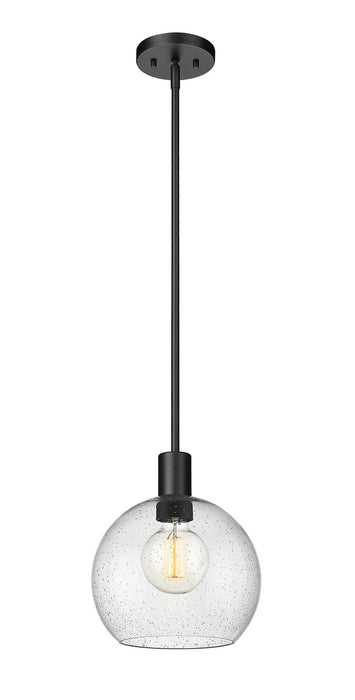 Z-Lite 7501P10-MB One Light Pendant, Matte Black