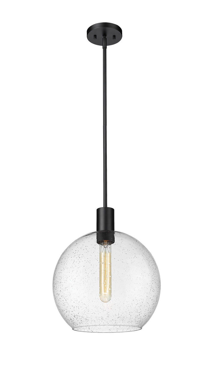 Z-Lite 7501P14-MB One Light Pendant, Matte Black