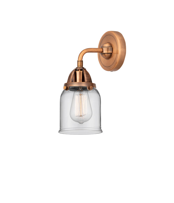 Innovations 288-1W-AC-G52 One Light Wall Sconce, Antique Copper