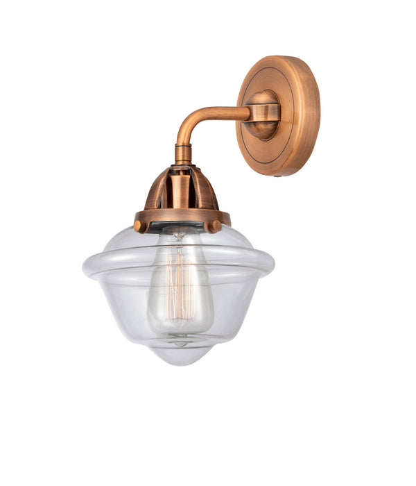 Innovations 288-1W-AC-G532 One Light Wall Sconce, Antique Copper