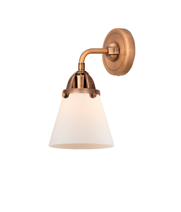 Innovations 288-1W-AC-G61 One Light Wall Sconce, Antique Copper