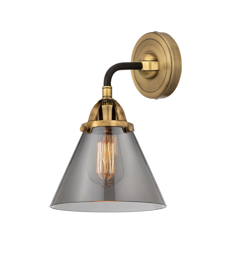 Innovations 288-1W-BAB-G43 One Light Wall Sconce, Black Antique Brass