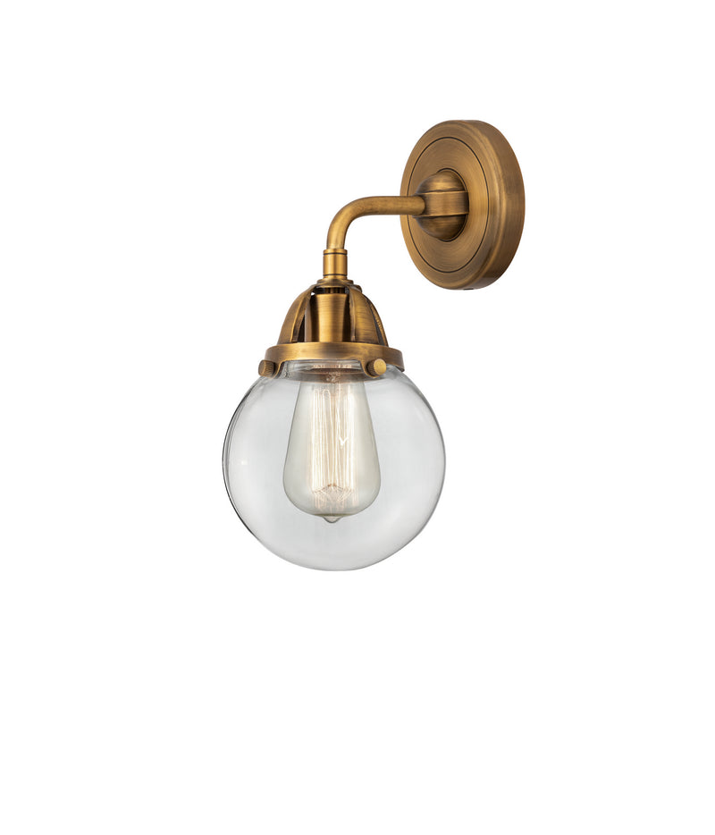 Innovations 288-1W-BB-G202-6 One Light Wall Sconce, Brushed Brass