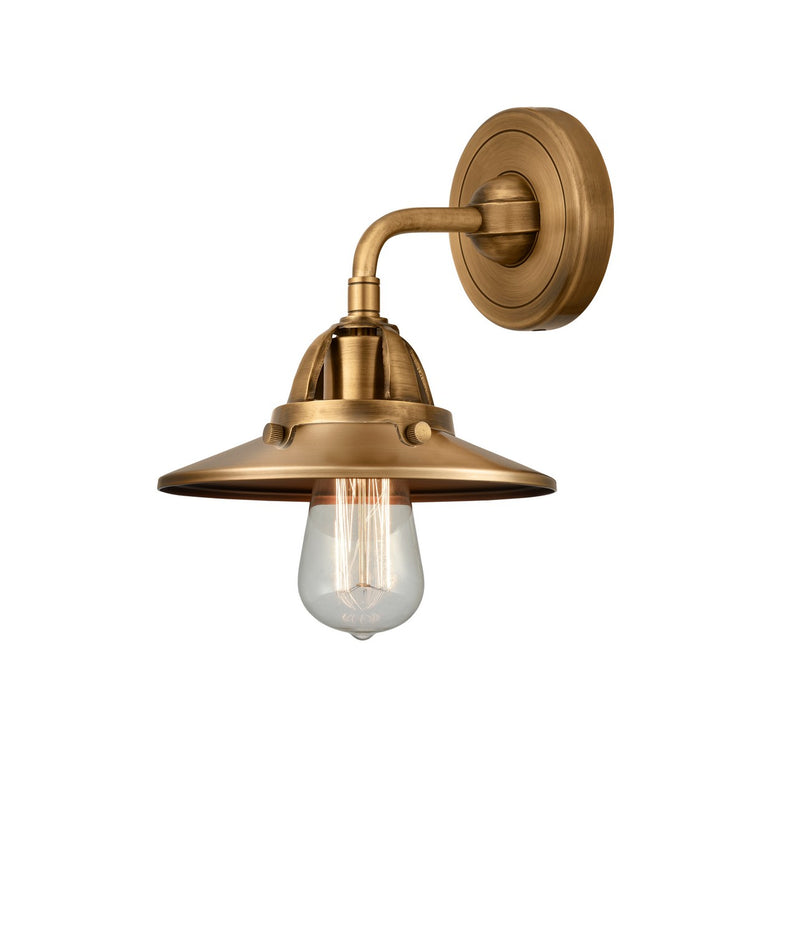 Innovations 288-1W-BB-M4-BB-LED LED Wall Sconce, Brushed Brass