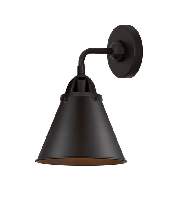 Innovations 288-1W-BK-M13-BK One Light Wall Sconce, Matte Black