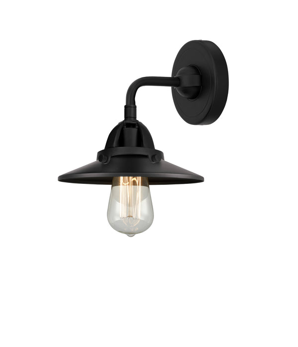 Innovations 288-1W-BK-M6-BK One Light Wall Sconce, Matte Black