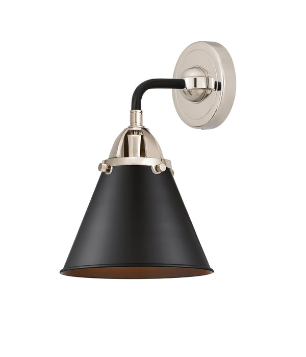 Innovations 288-1W-BPN-M13-BK One Light Wall Sconce, Black Polished Nickel