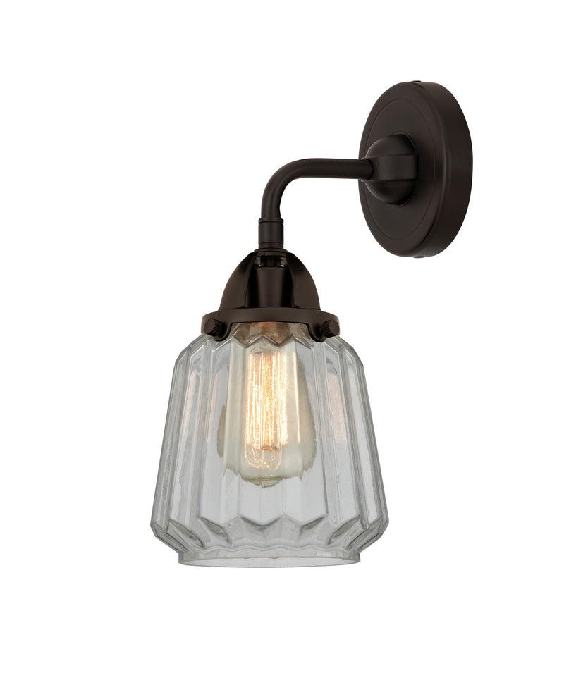 Innovations 288-1W-OB-G142 One Light Wall Sconce, Oil Rubbed Bronze