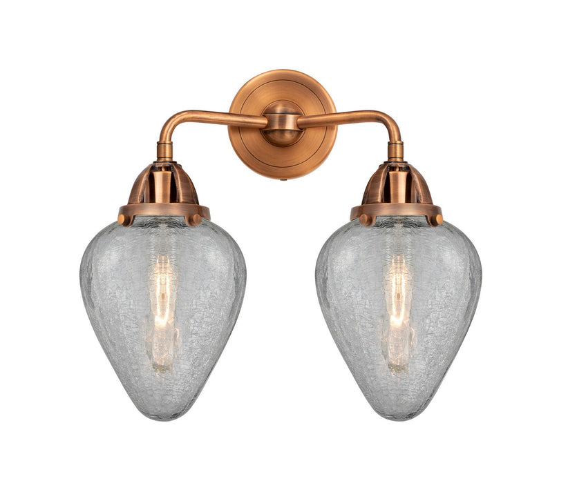 Innovations 288-2W-AC-G165-LED LED Bath Vanity, Antique Copper
