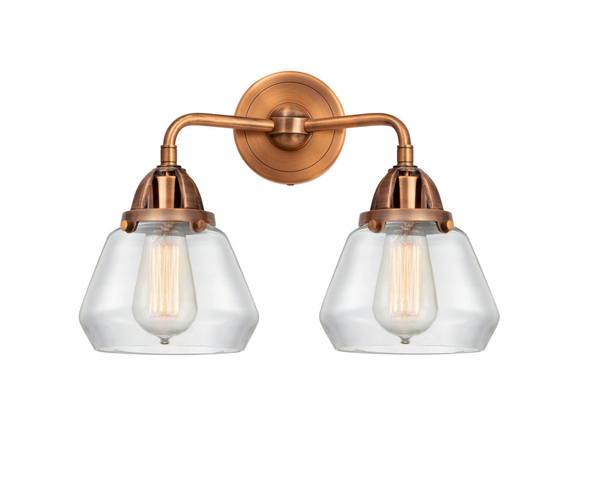 Innovations 288-2W-AC-G172 Two Light Bath Vanity, Antique Copper