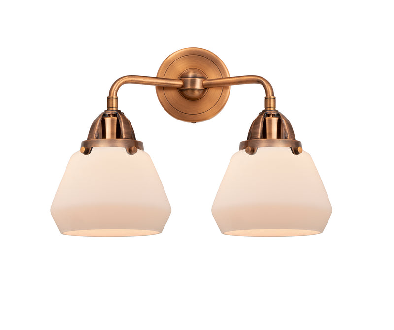 Innovations 288-2W-AC-G171 Two Light Bath Vanity, Antique Copper