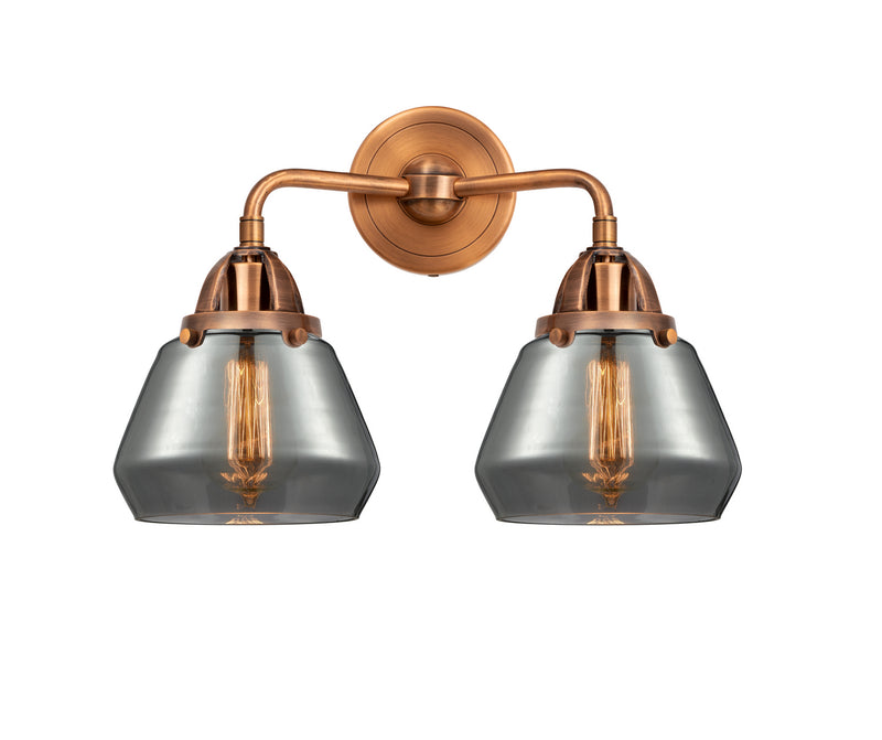 Innovations 288-2W-AC-G173 Two Light Bath Vanity, Antique Copper