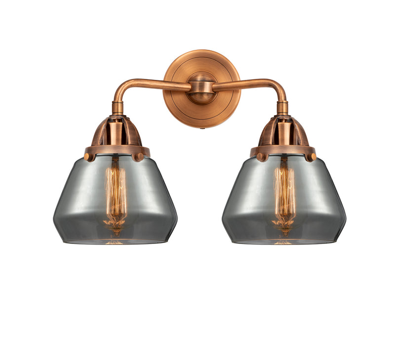 Innovations 288-2W-AC-G173 Two Light Bath Vanity, Antique Copper