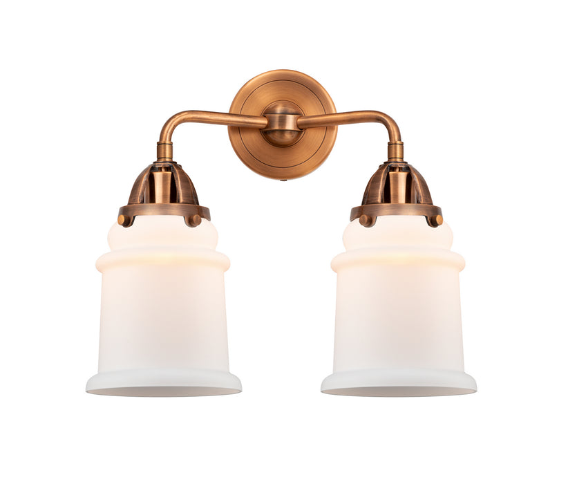 Innovations 288-2W-AC-G181 Two Light Bath Vanity, Antique Copper