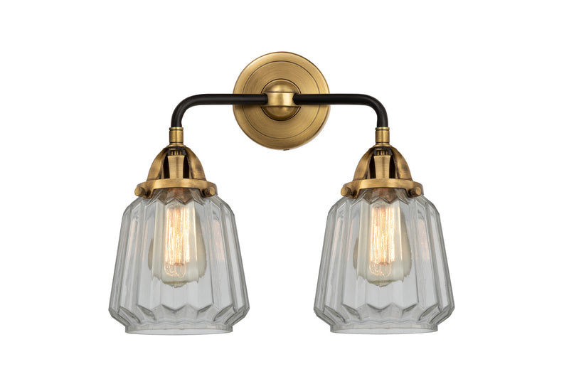 Innovations 288-2W-BAB-G142 Two Light Bath Vanity, Black Antique Brass