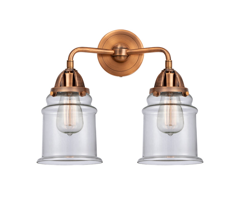 Innovations 288-2W-AC-G182 Two Light Bath Vanity, Antique Copper