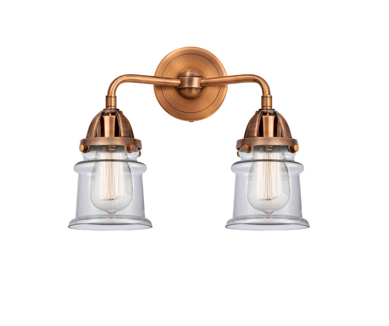 Innovations 288-2W-AC-G182S Two Light Bath Vanity, Antique Copper