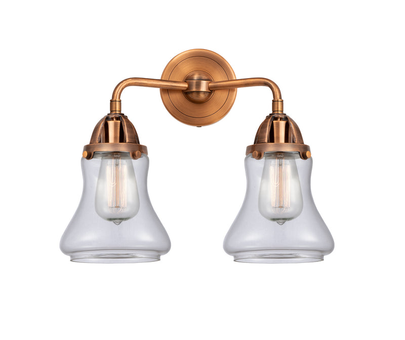 Innovations 288-2W-AC-G192 Two Light Bath Vanity, Antique Copper