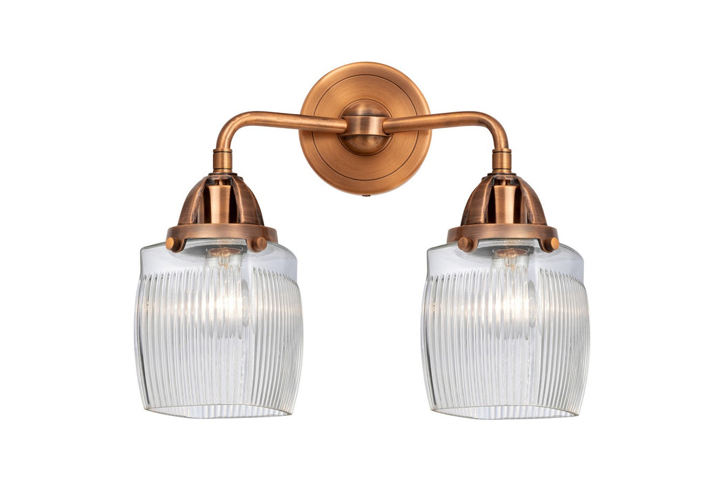 Innovations 288-2W-AC-G302-LED LED Bath Vanity, Antique Copper