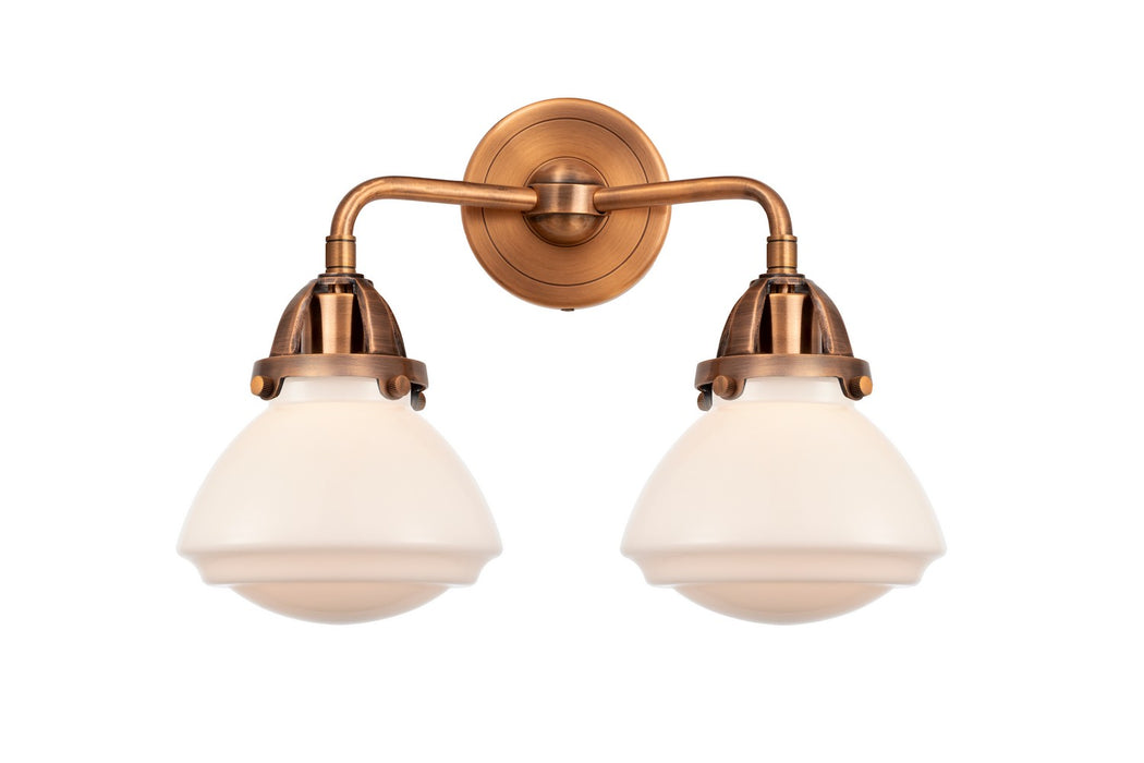 Innovations 288-2W-AC-G321-LED LED Bath Vanity, Antique Copper