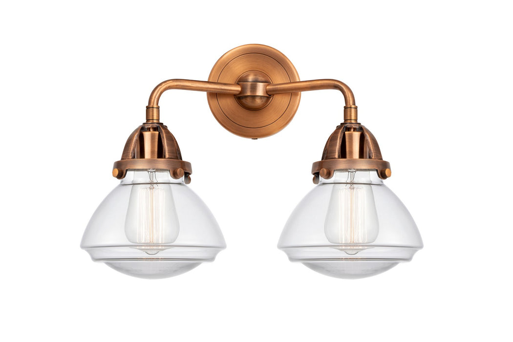 Innovations 288-2W-AC-G322-LED LED Bath Vanity, Antique Copper