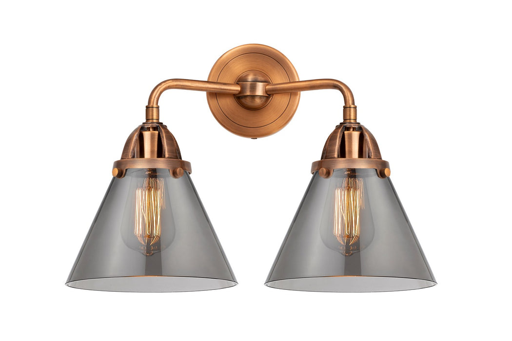 Innovations 288-2W-AC-G43-LED LED Bath Vanity, Antique Copper
