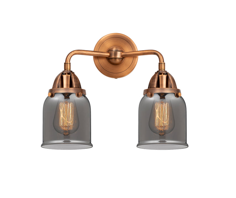 Innovations 288-2W-AC-G53 Two Light Bath Vanity, Antique Copper