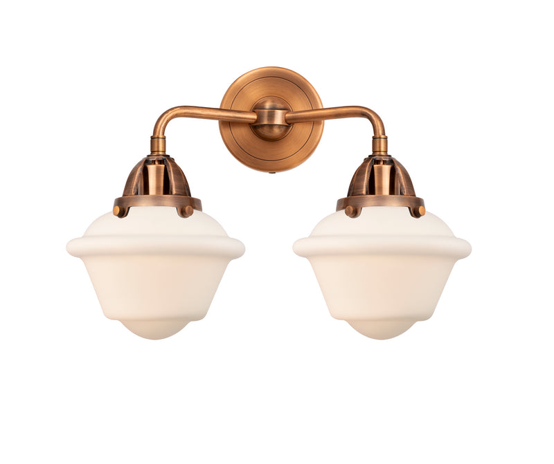 Innovations 288-2W-AC-G531 Two Light Bath Vanity, Antique Copper