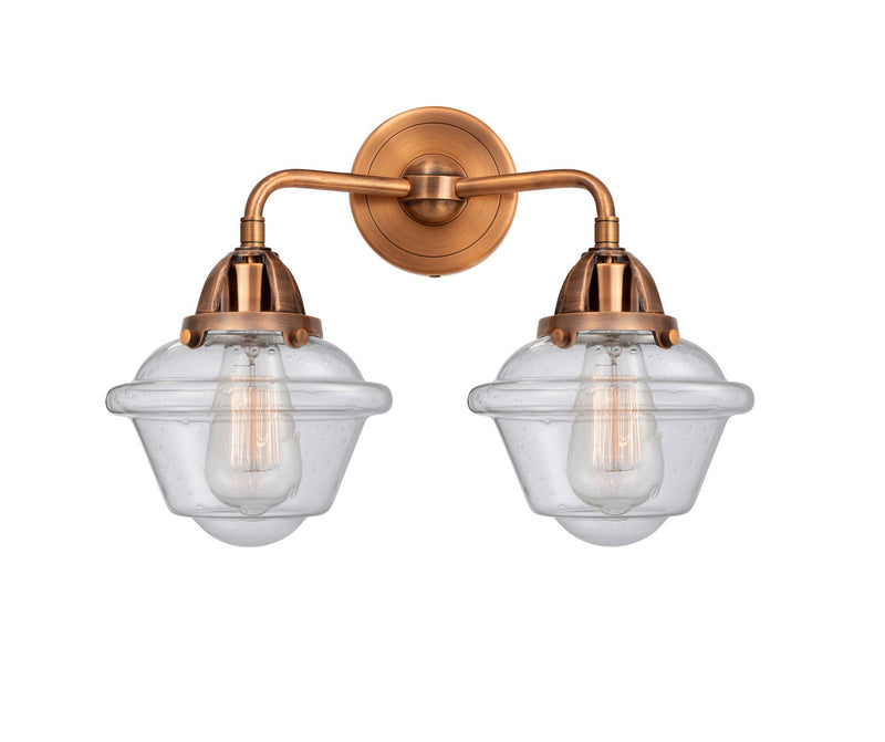 Innovations 288-2W-AC-G534-LED LED Bath Vanity, Antique Copper