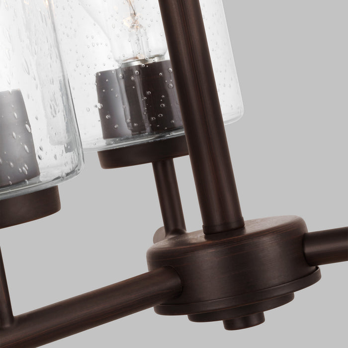 Generation Lighting 31170-710 Three Light Chandelier, Bronze