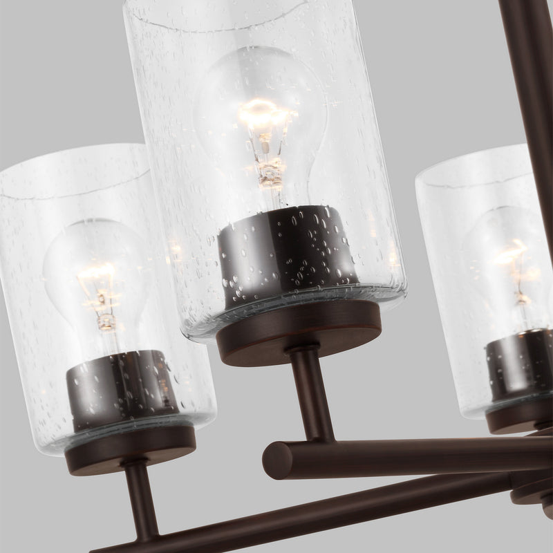 Generation Lighting 31171-710 Five Light Chandelier, Bronze