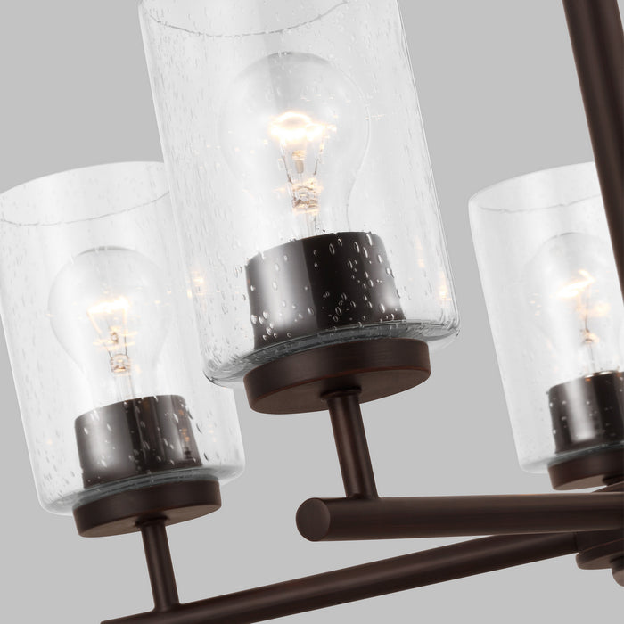 Generation Lighting 31171-710 Five Light Chandelier, Bronze