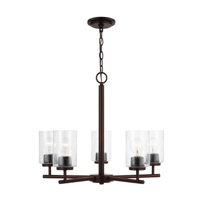 Generation Lighting 31171-710 Five Light Chandelier, Bronze