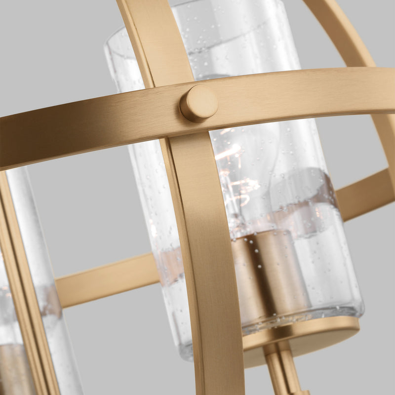 Generation Lighting 3124673-848 Three Light Chandelier, Satin Brass