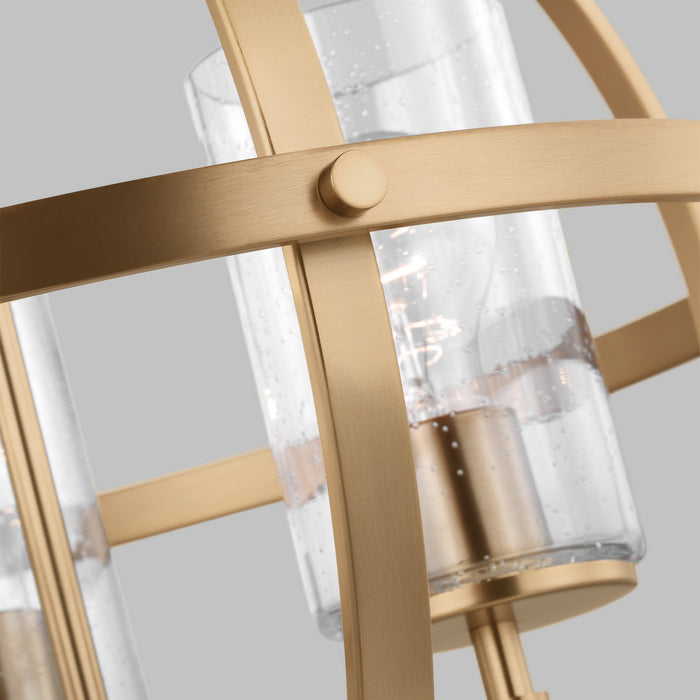 Generation Lighting 3124673-848 Three Light Chandelier, Satin Brass