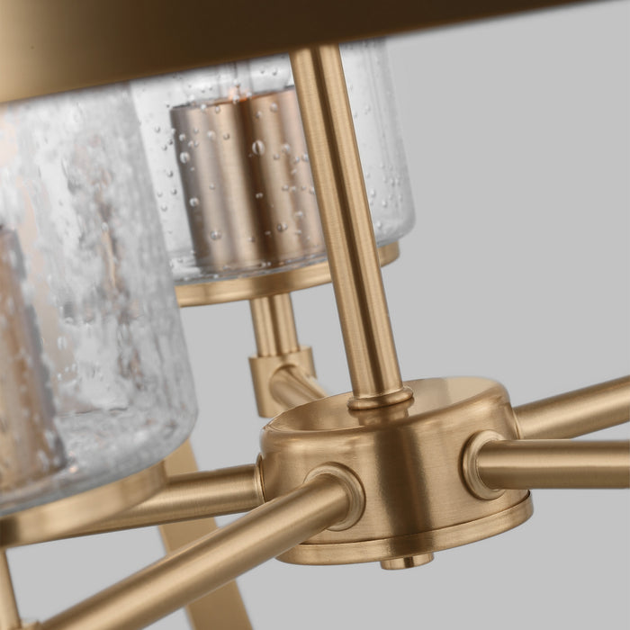 Generation Lighting 3124675-848 Five Light Chandelier, Satin Brass