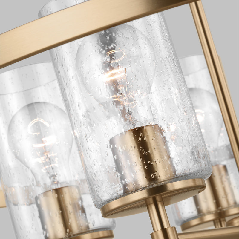 Generation Lighting 3124675-848 Five Light Chandelier, Satin Brass