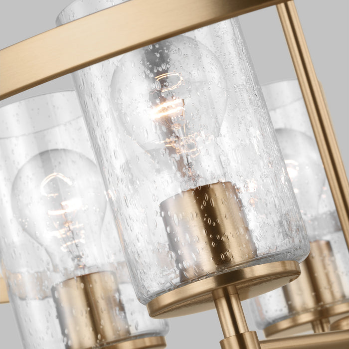 Generation Lighting 3124675-848 Five Light Chandelier, Satin Brass