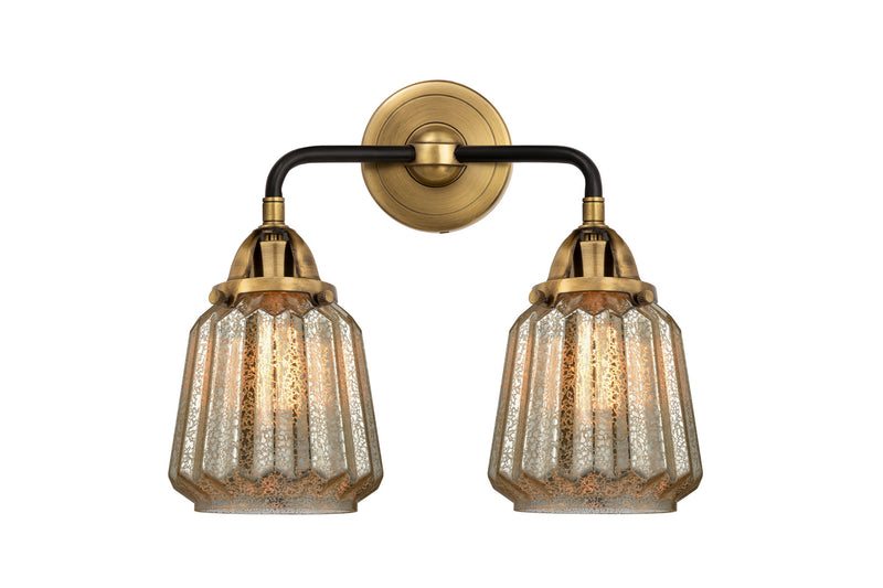 Innovations 288-2W-BAB-G146 Two Light Bath Vanity, Black Antique Brass